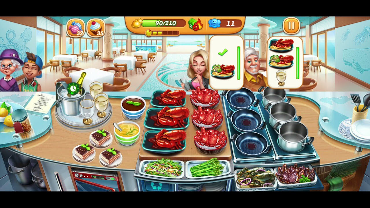Cooking City Seafood 33-3 Gameplay