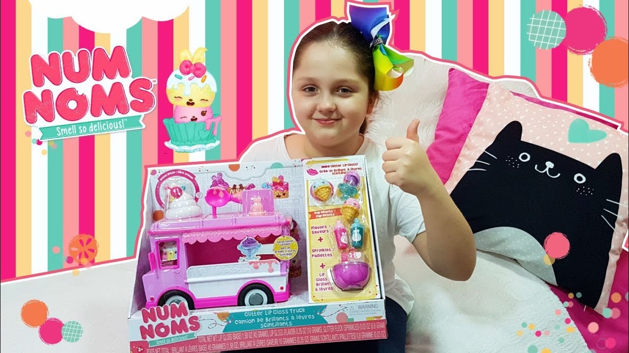 JAK ZROBIĆ BROKATOWY BŁYSZCZYK 💄 AUTOBUS DO PRODUKCJI BŁYSZCZYKÓW NUM NOMS 🍭