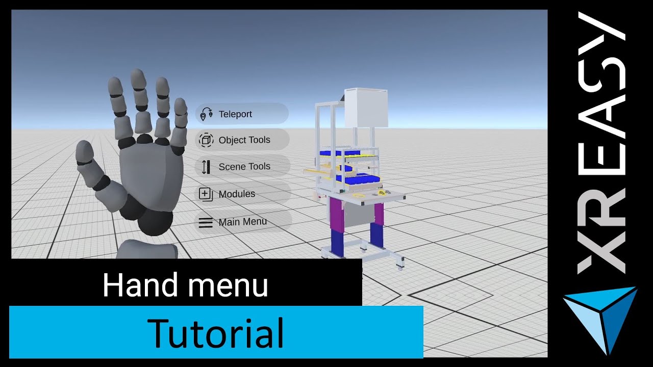 Hand Menu Tutorial (english) - XR-EASY | Meet Your Reality