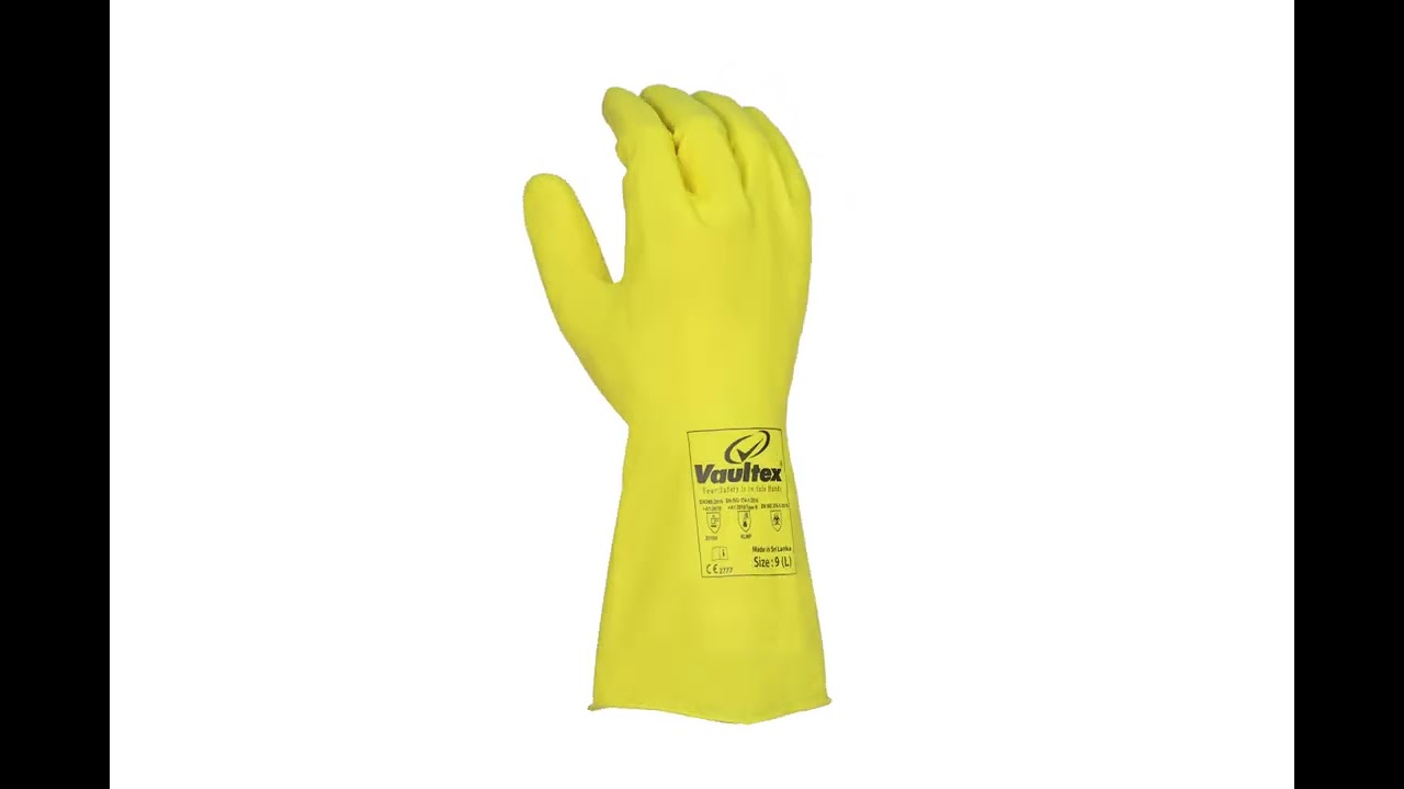 Sicherheitshandschuhe Flockline-Latexhandschuhe