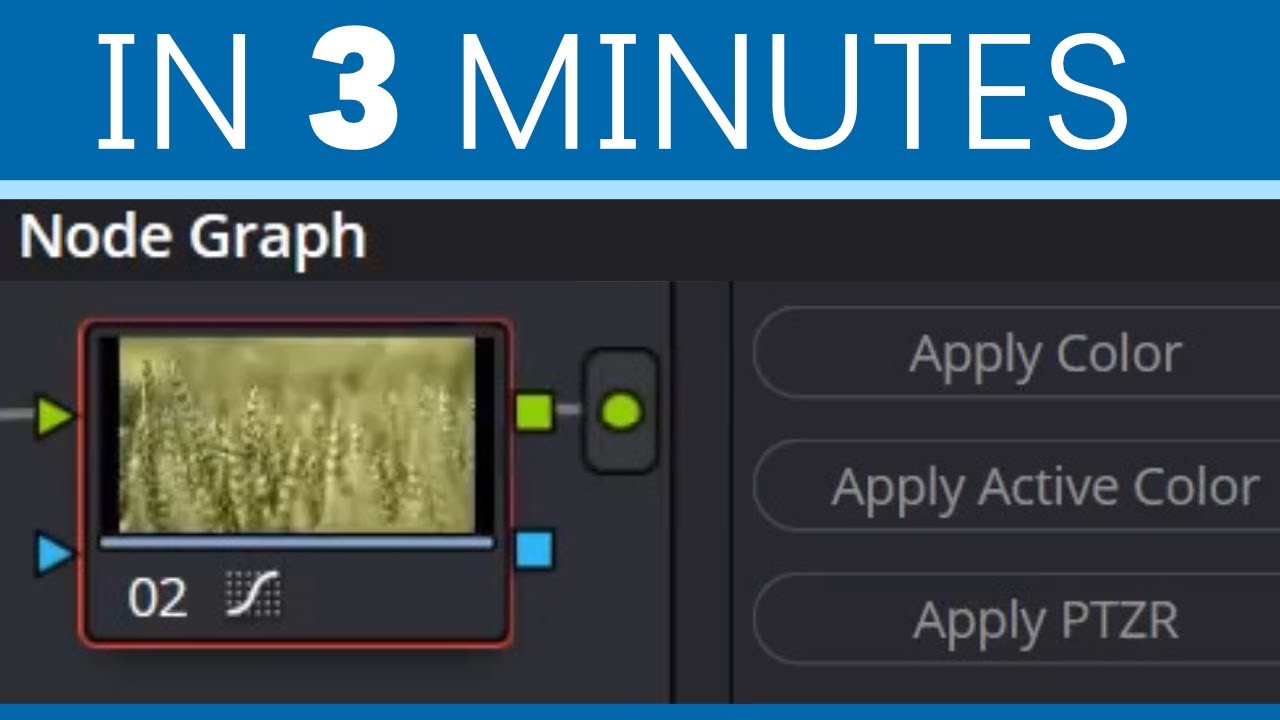 DaVinci Resolve Powergrade and Gallery in 3 Minutes