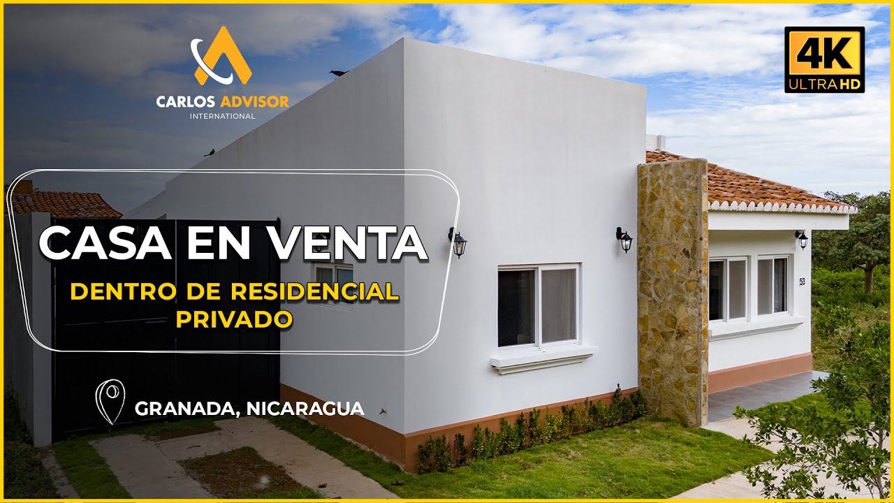 🌟 Casa Residencial en Venta a 5 minutos del Centro de Granada | Bienes Raíces Nicaragua