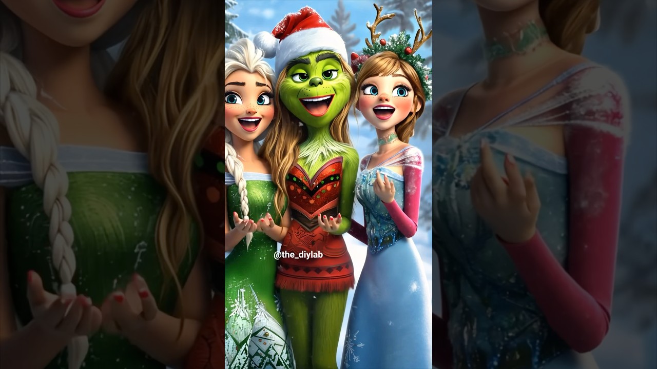 #disneyprincess #frozenprincess #cartoonideas #frozen2 #frozenelsaanna #frozen #grinch #anna #elsa