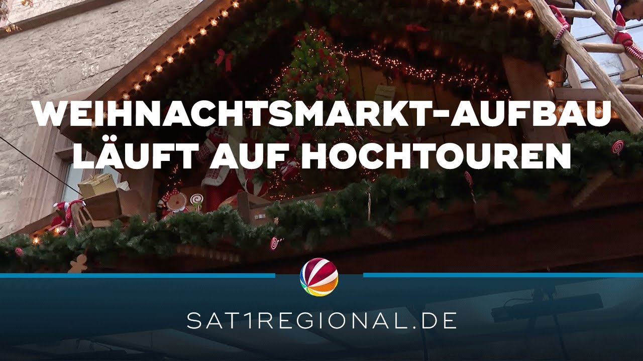 Weihnachtsmarkt in Göttingen 2025: Aufbau der Buden und Sicherheitsmaßnahmen läuft auf Hochtouren