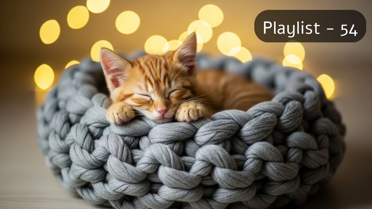[Track - 54] Cozy Cat Nap with Relaxing Piano Background