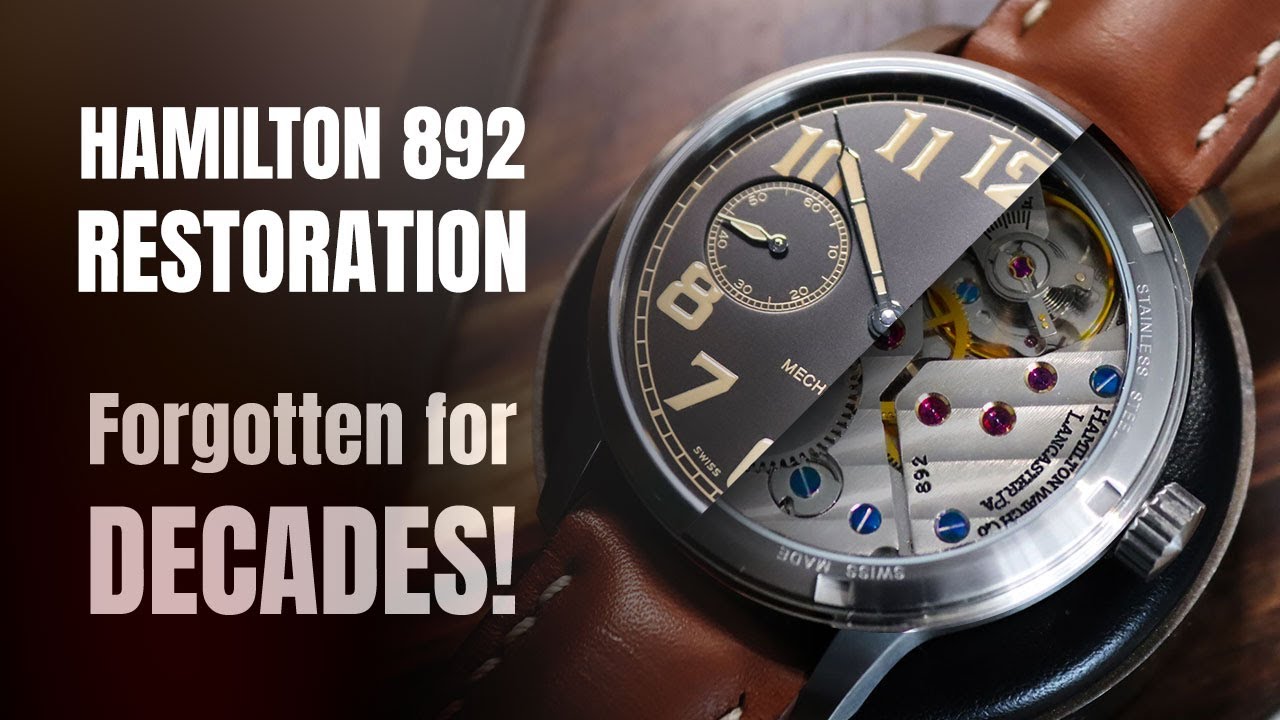 Hamilton 892 (Unitas 6497) Special commemorative edition watch restoration