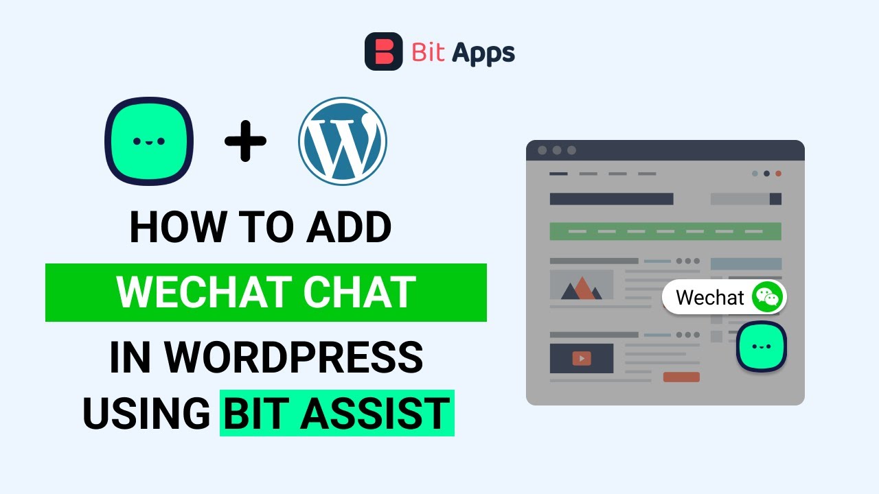 How To Add Wechat Button On Your WordPress Website Using Bit Assist