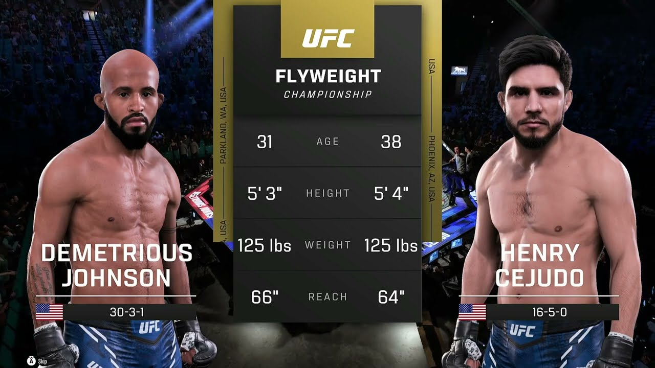Johnson vs Cejudo | UFC 5 Fight Contracts – Flyweight Legacy Fight! ⚡🏅 