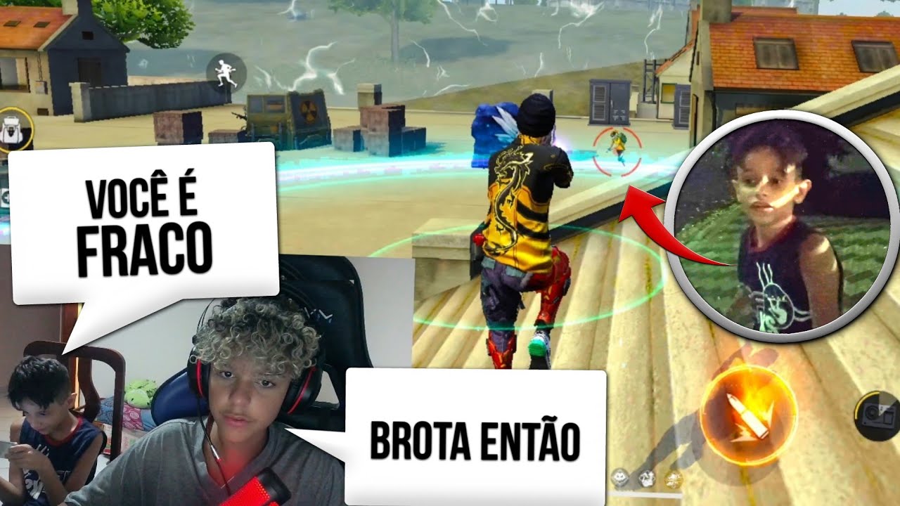 ESSE MENOR INVADIU MINHA CASA E ME CHAMOU PRO X1 AO VIVO!