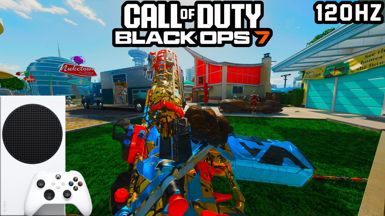 BLACK OPS 7 - Xbox Series S 120HZ - NUKETOWN 2025 FPS Test