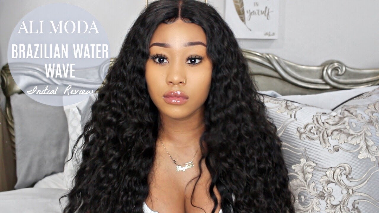 MY NEW FAVORITE HAIR! Lemoda Brazilian Water Wave Initial Review + Unboxing