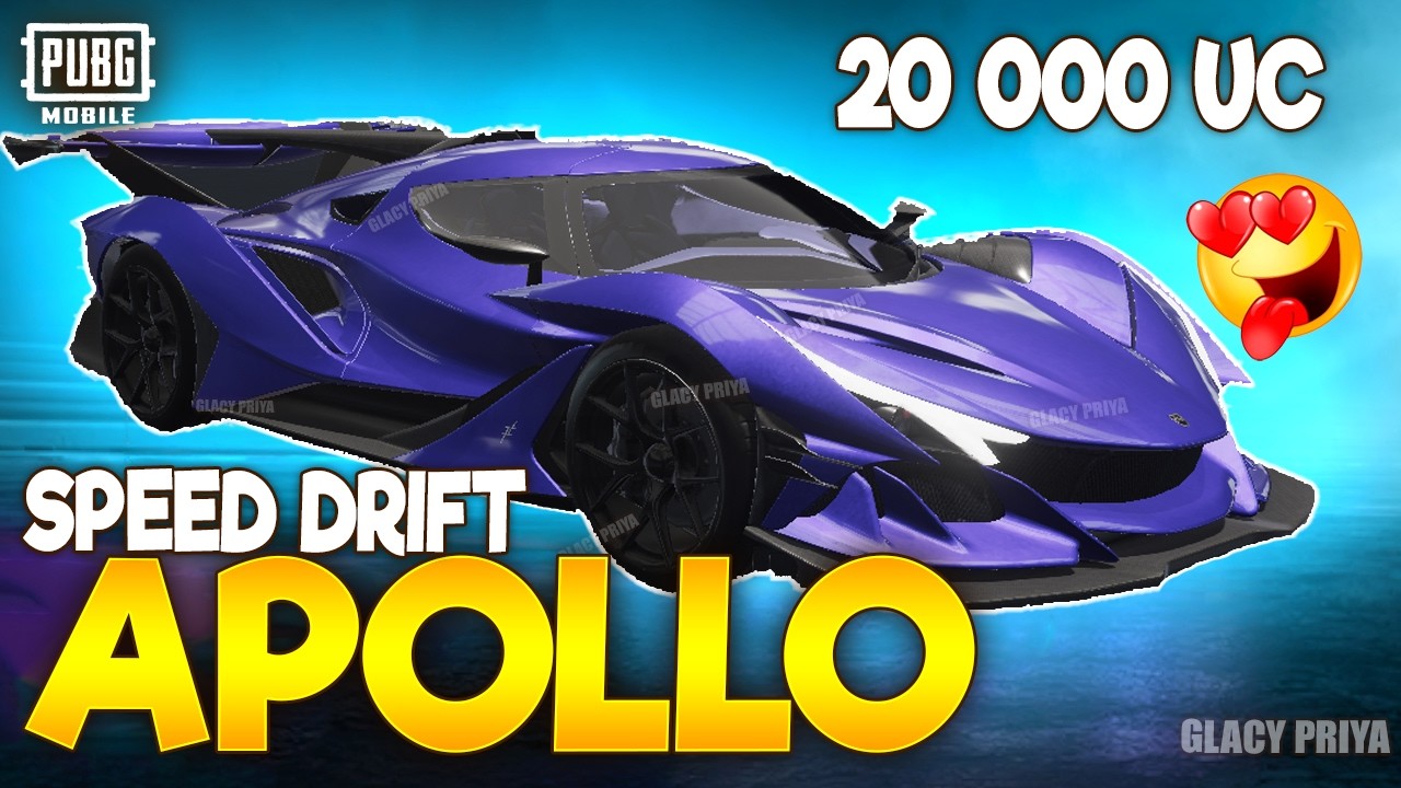Новый Apollo Speed ​​Drift | Открытие ящиков Apollo | Новые машины Apollo | Apollo в PUBG MOBILE ...