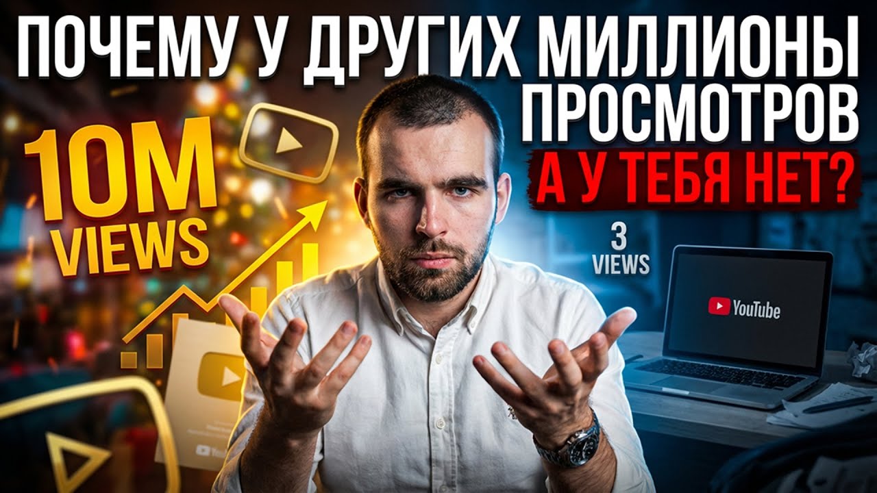 Почему YouTube НЕ ПРОДВИГАЕТ ваши видео  Шокирующая правда об алгоритме