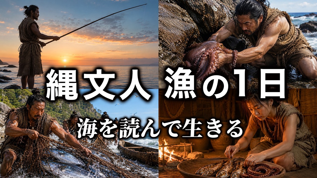 縄文、漁の１日ルーティン｜仕事は、遊びだったのか。