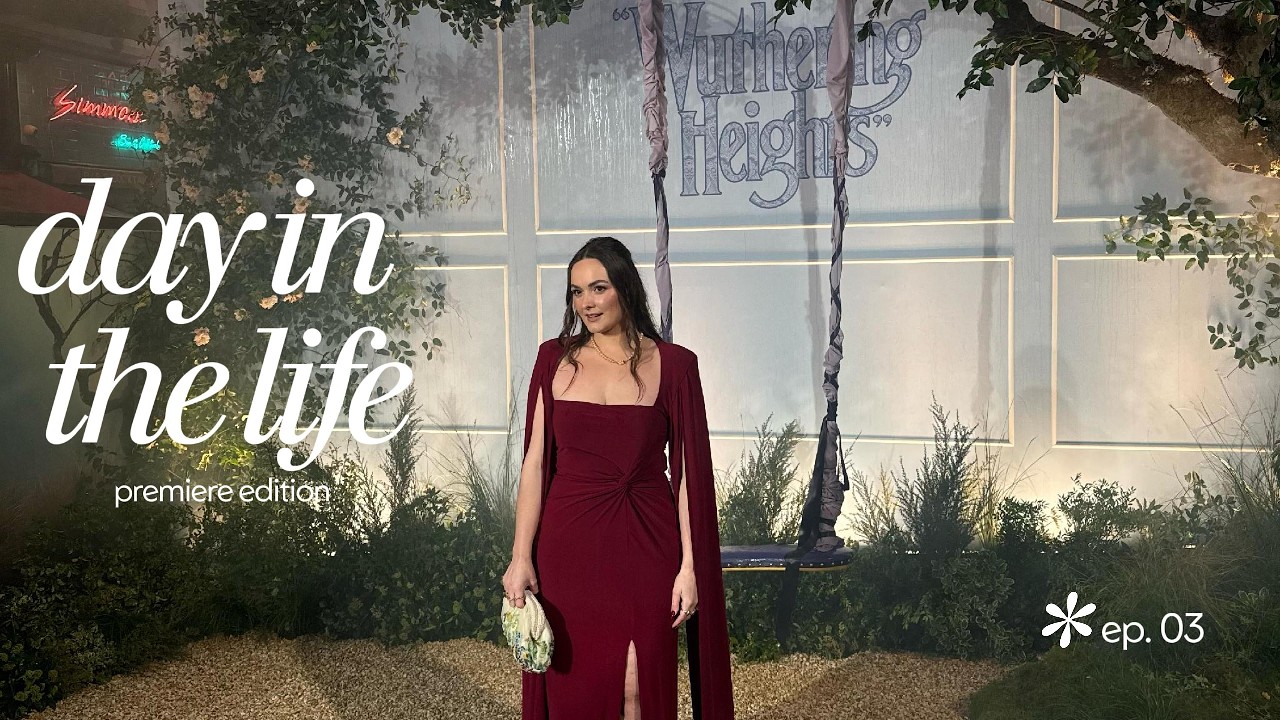 come with me to the Wuthering Heights premiere 🥀📜🕯️🎞 🌬️