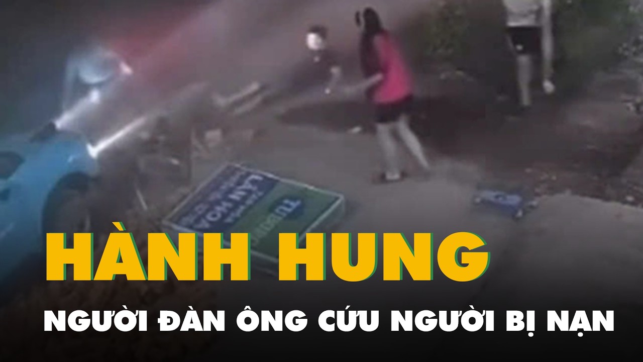Camera ghi cảnh cứu người bị nạn dưới gầm ô tô, người đàn ông bị tài xế hành hung ở TP.HCM