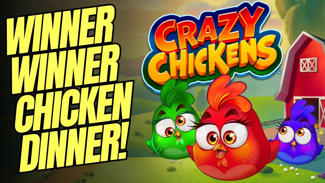 Crazy Chickens Slot Machine Winner Winner Chicken Dinner!