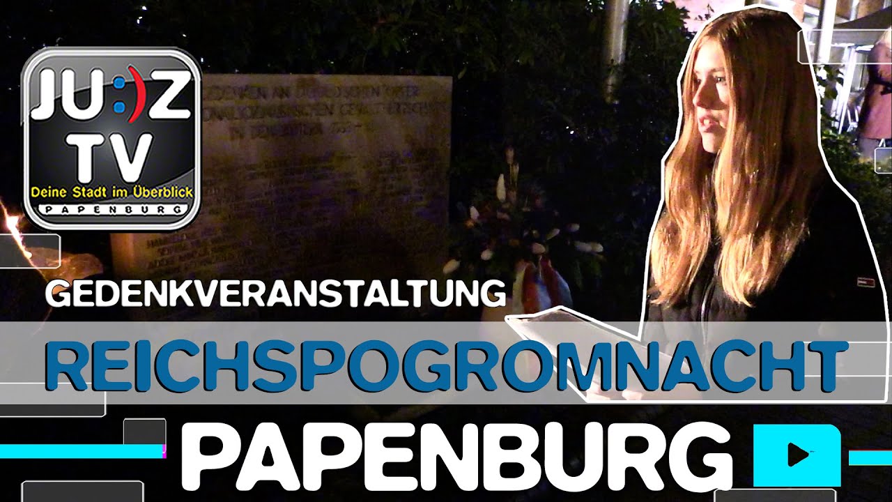 JUZ TV News   Gedenkveranstaltung 2025 zur Reichspogromnacht