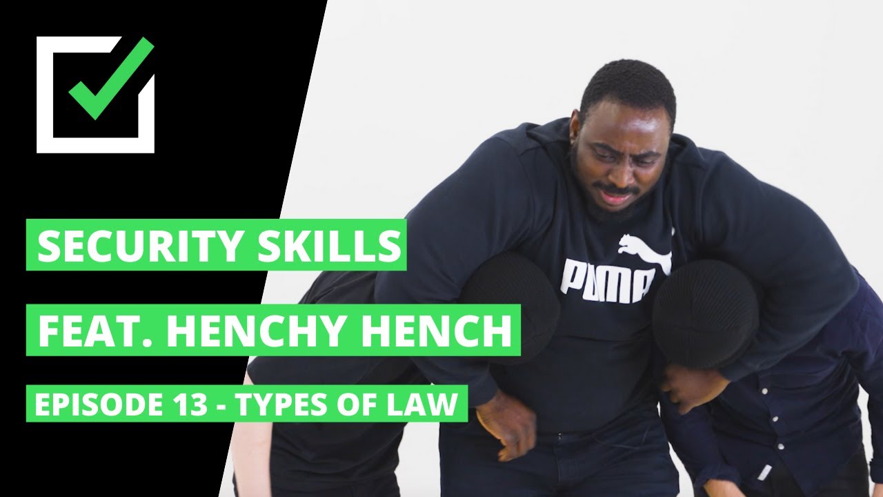 Must Know Skills For Security Professionals| Episode 13 - Types of Law