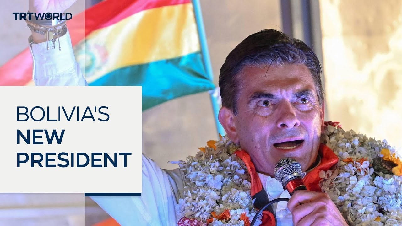 Centrist Rodrigo Paz elected as Bolivia's new president