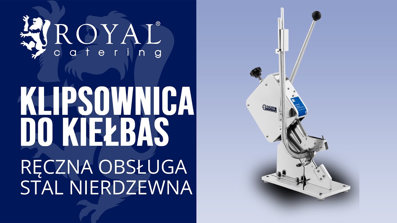 Klipsownica do kiełbas Royal Catering RCWC-01 | Prezentacja produktu