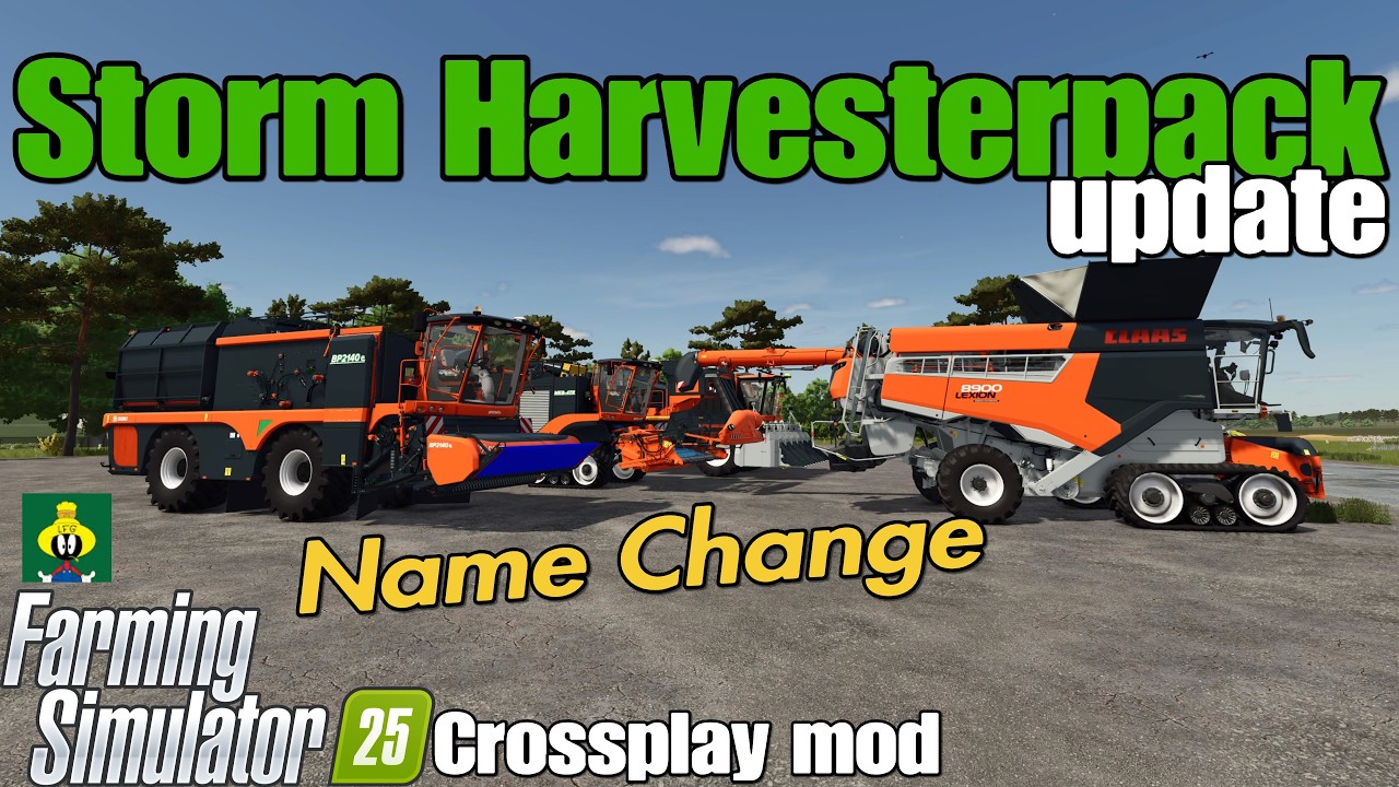 Storm Harvesterpack / ОБНОВЛЕНИЕ FS25 / Смена названия мода
