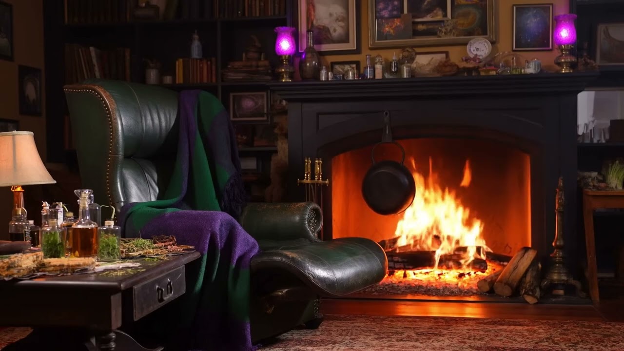 Mystic Nook Relax by the Fireplace