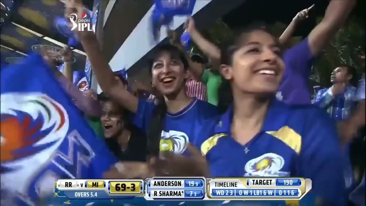 Aditya Tare's Shot Led Mi To Playoffs MI VS RR L IPL 2014 l #ipl #mi #rr
