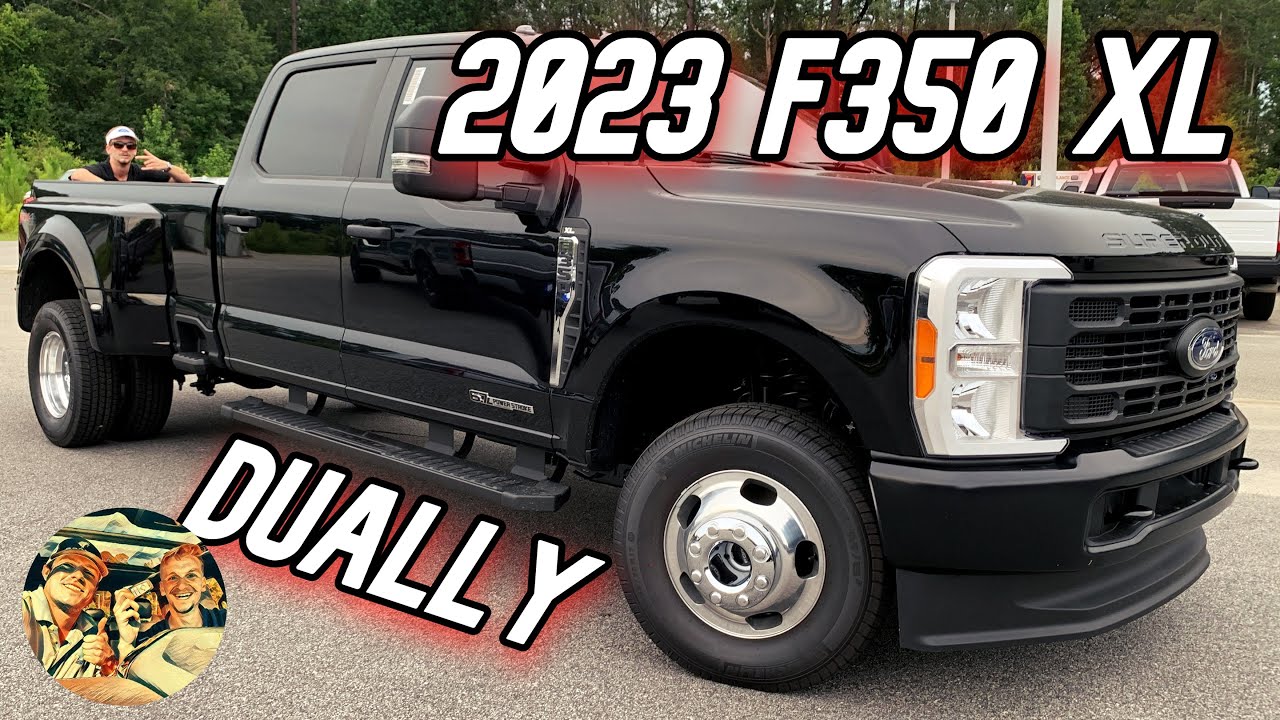 NEW 2023 FORD F350 XL DUALLY 4x4 w/ 6.7L V8- Super Duty Truck Ready to Work- Walkaround &Review