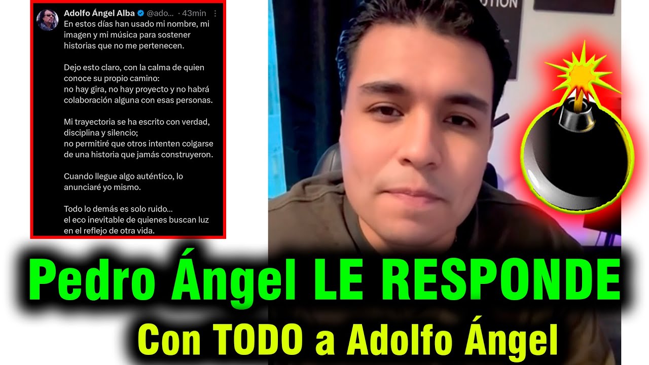 🔥 “¡BOMBA! Pedro Ángel LE RESPONDE con TODO a Adolfo Ángel”
