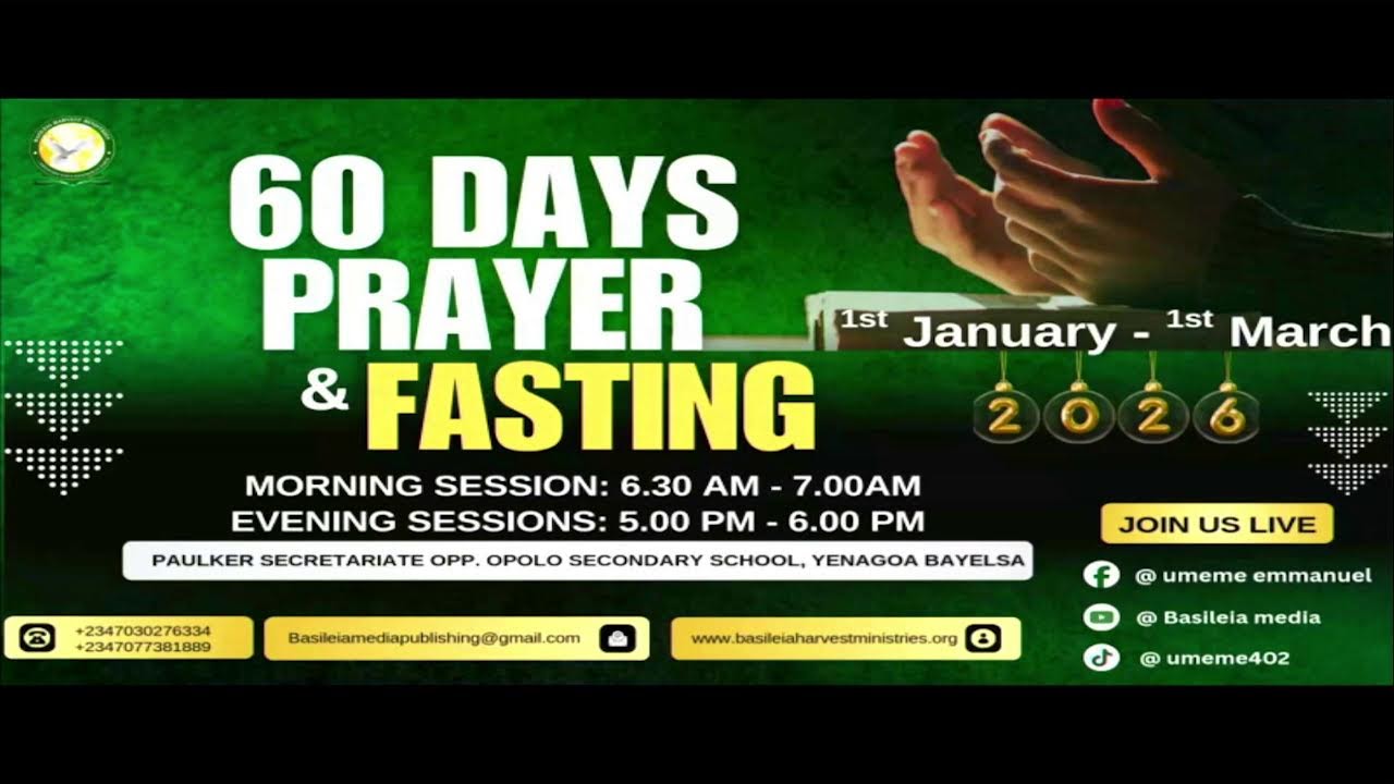 SUNDAY SECOND SERVICE 22ND FEBRUARY 2026