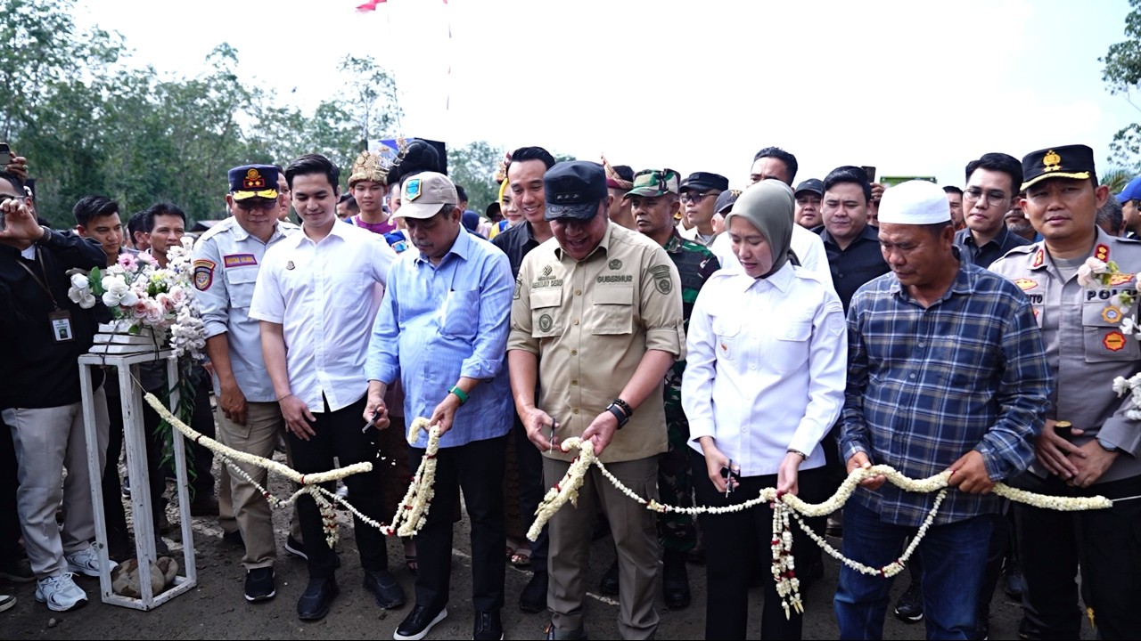 RESMI ! Jalan Khusus Pertambangan Batubara Di Kab Lahat Telah Di Resmikan Oleh Gubernur SUMSEL !