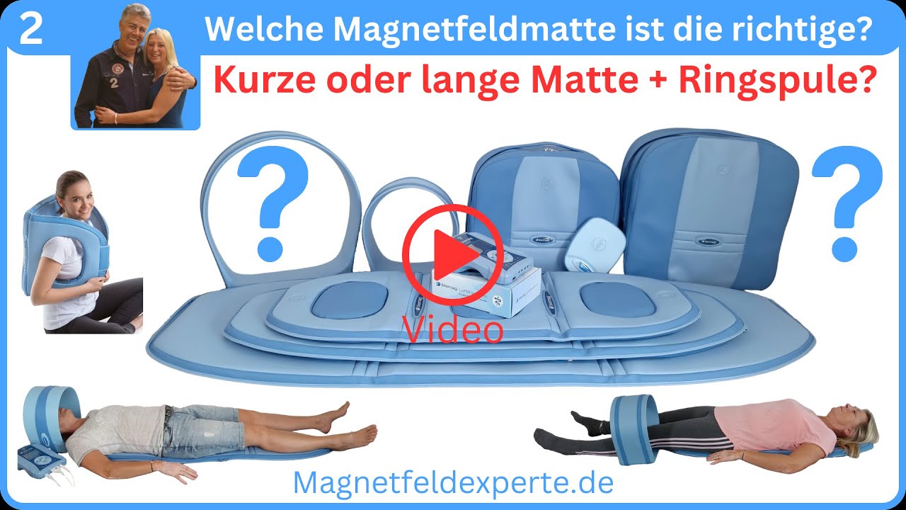 02_Welche Magnetfeldmatte ist die Beste für mich? Pulsierende Magnetfeldtherapie Biomag, Bemer, BTL