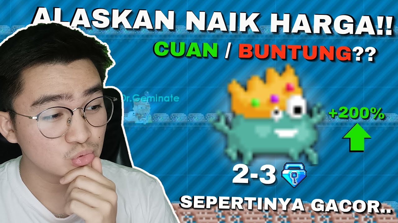 GACHA LOBSTER MASIH GACOR KAH?? Alaskan Naik Harga Cui!! | Growtopia Gacha Profit 2025