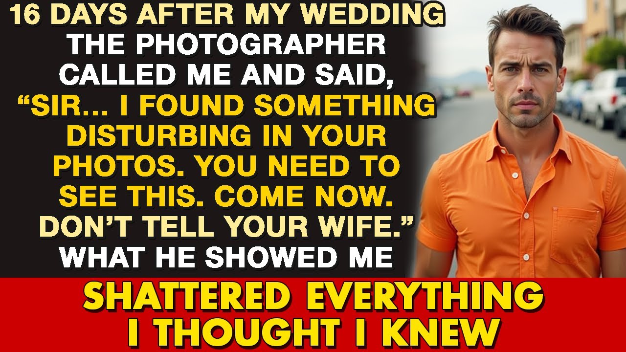 The Photographer Called Me After My Wedding — What He Found Changed Everything