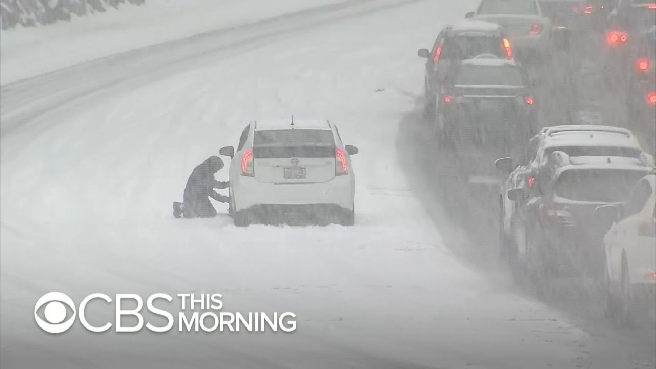 Rare snow blankets Seattle, wreaking havoc