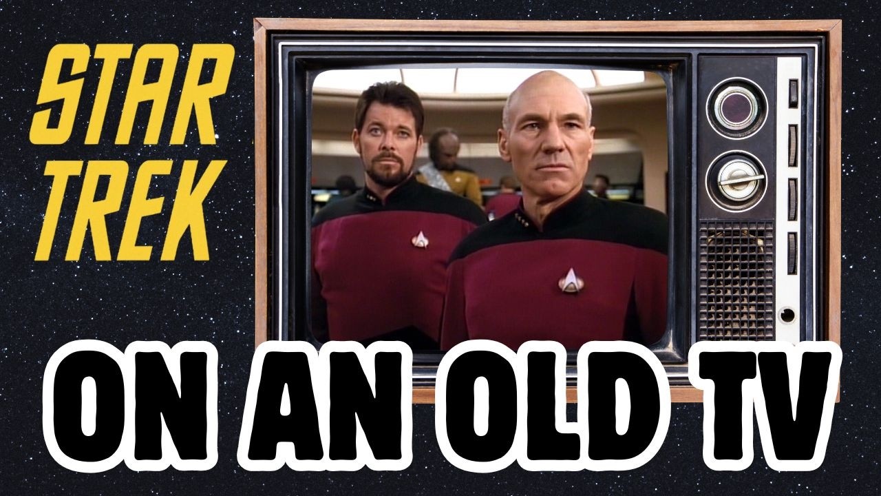 Watching Star Trek on an Old CRT TV