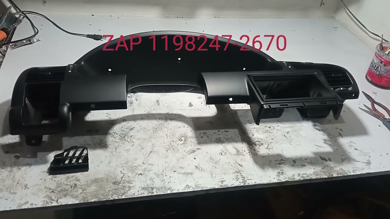 Moldura do painel Zafira 2 Din 