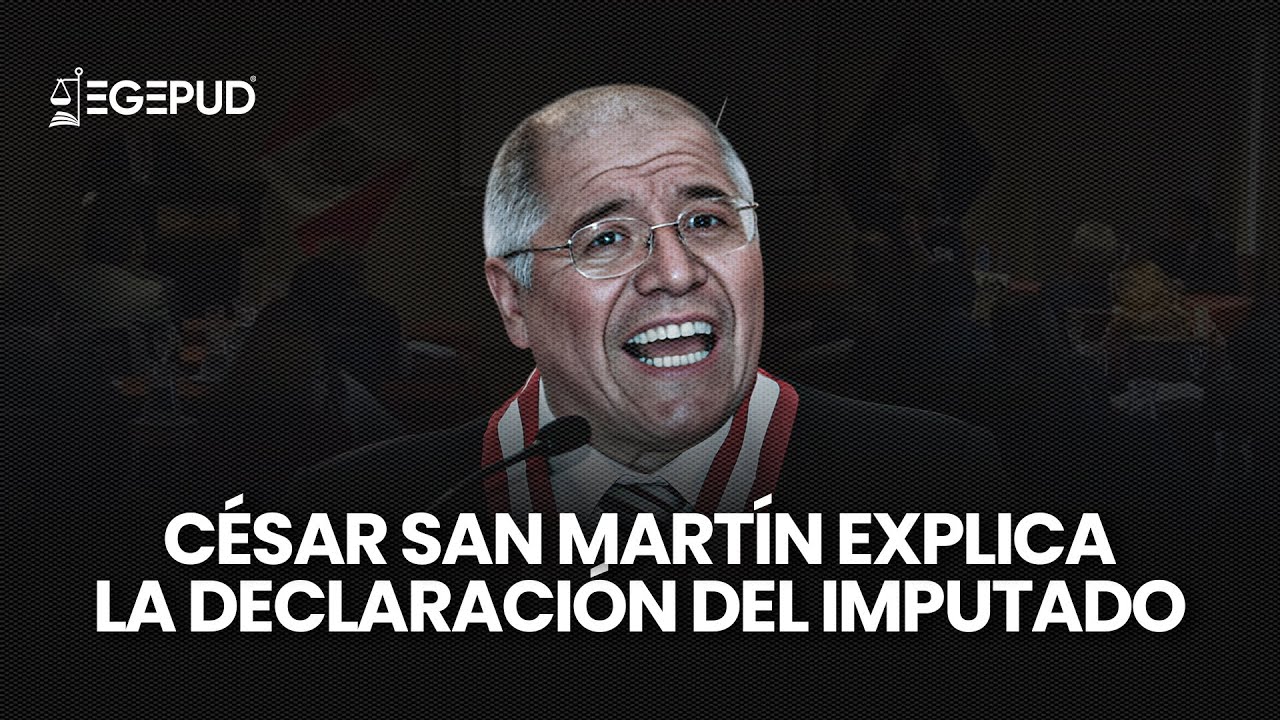 Declaración del imputado en el proceso penal | César San Martín Castro