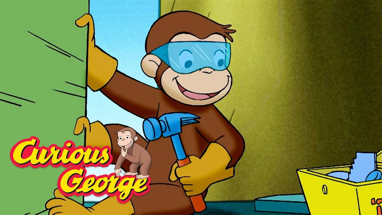 Let's Build A Treehouse! 🐵 Curious George 🐵 Kids Cartoon 🐵 Kids Movies