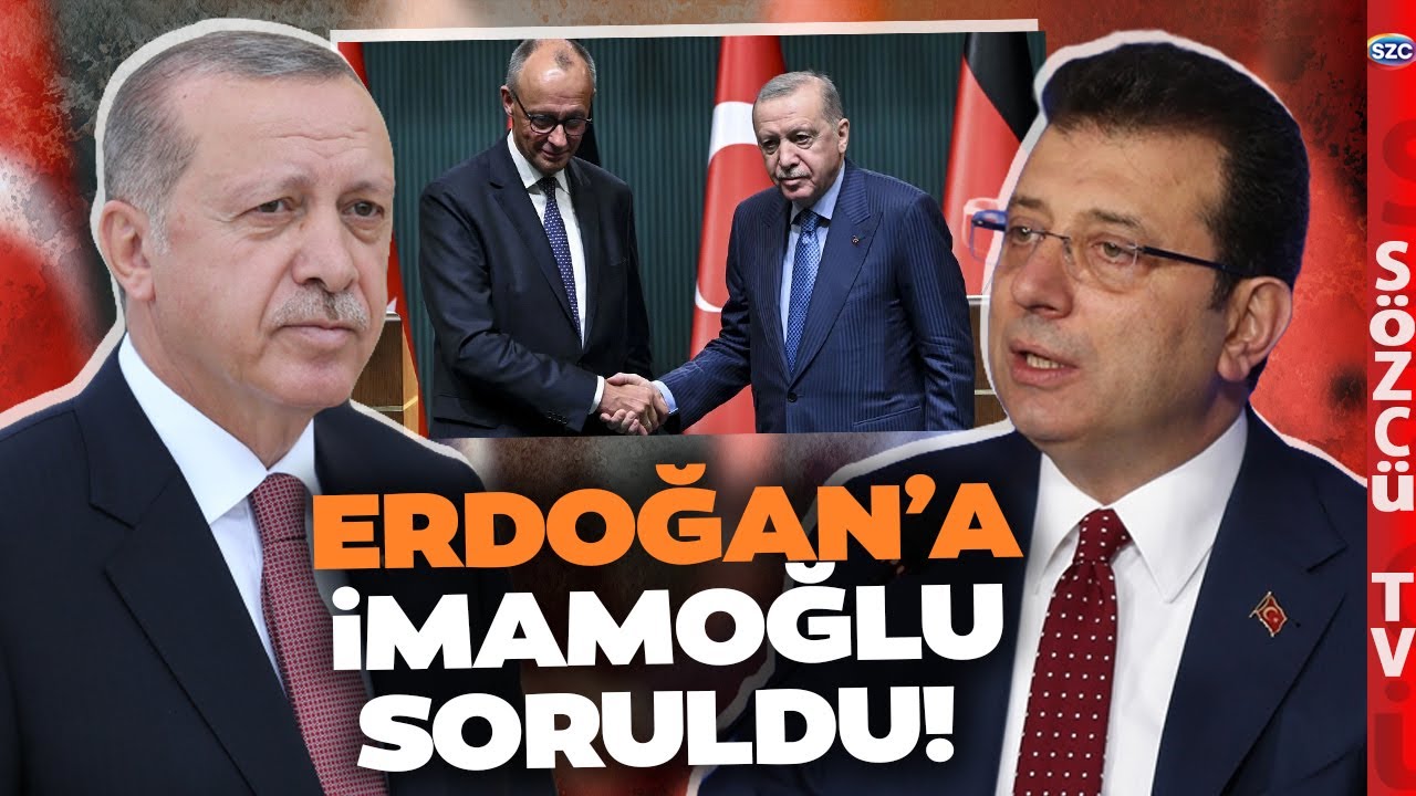 Erdoğan'a G&uuml;ndemi Sallayacak Ekrem İmamoğlu Sorusu! Alman Gazeteciye &Ouml;yle Bir Yanıt Verdi ki