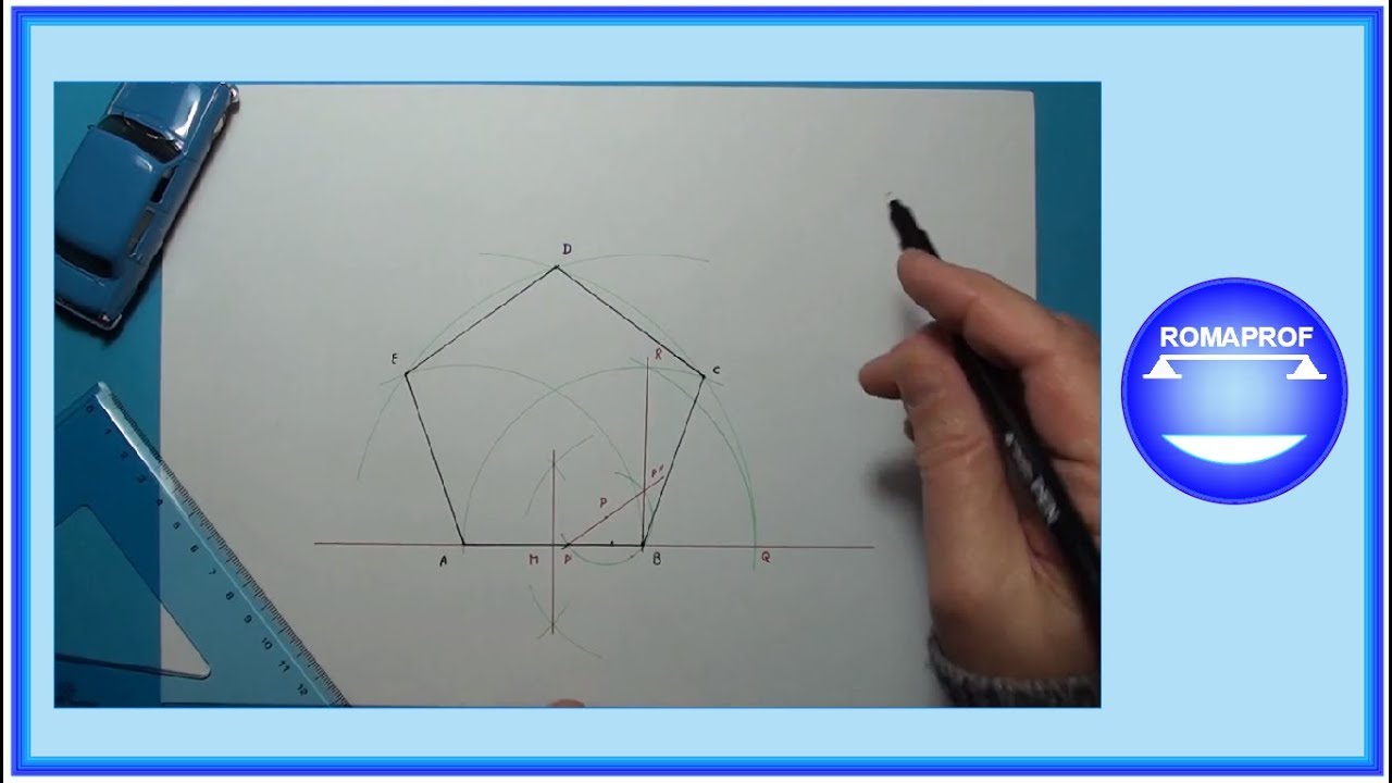 COSTRUZIONE DI UN PENTAGONO DATO IL LATO (154)