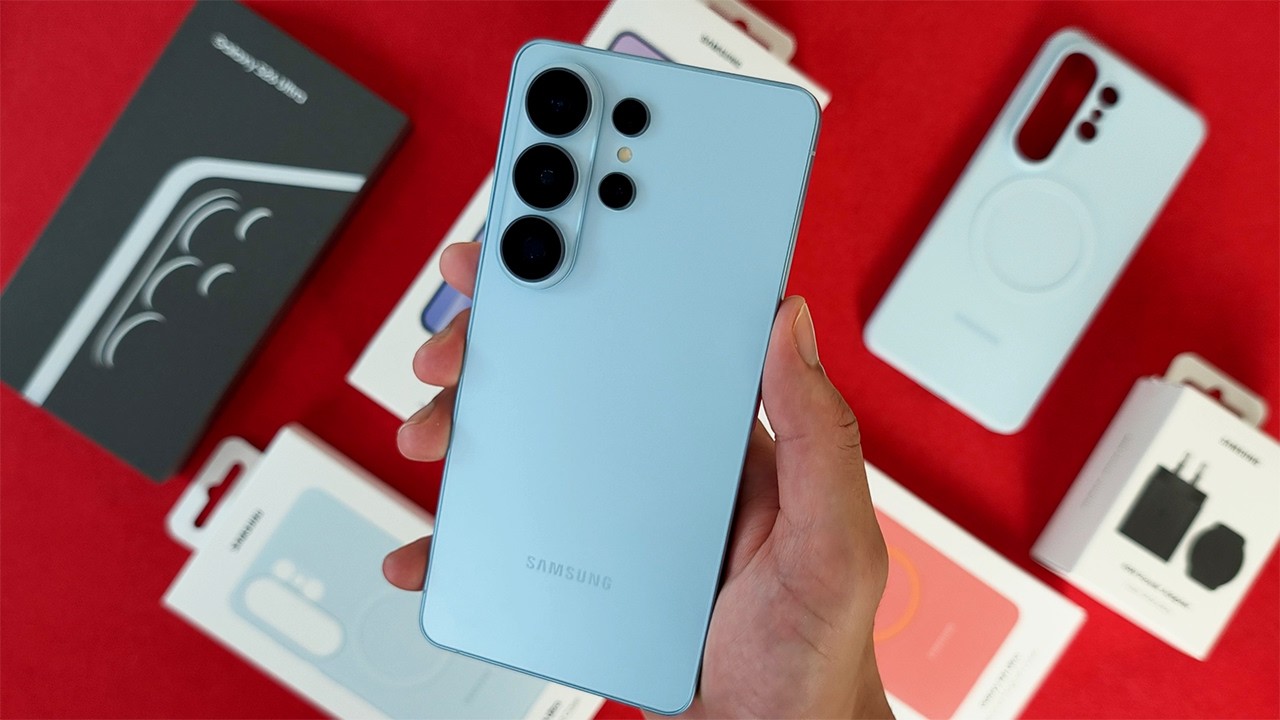 Samsung Galaxy S26 Ultra Sky Blue Unboxing | Plus Accessories