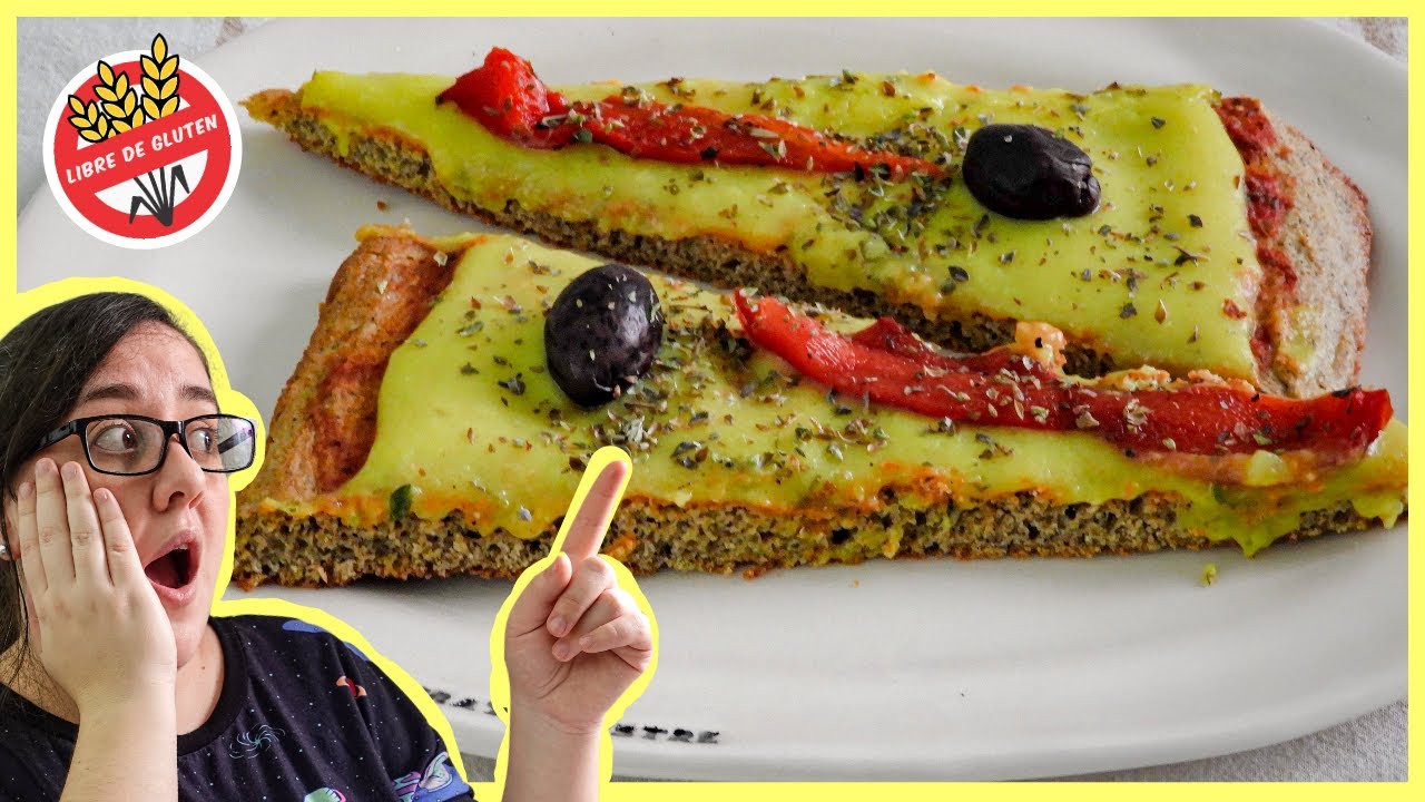 PIZZA vegana SIN GLUTEN 🔰💚 [con trucos y receta de queso vegano]