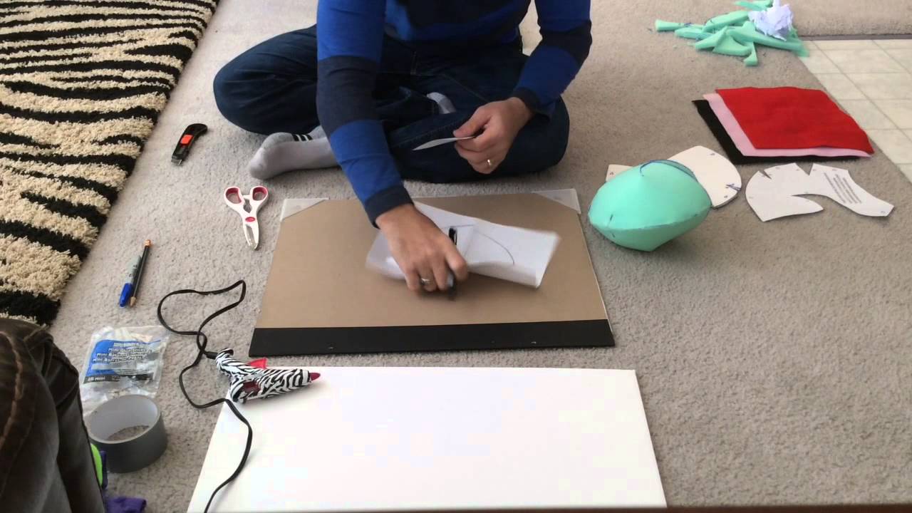 How to build a round puppet head