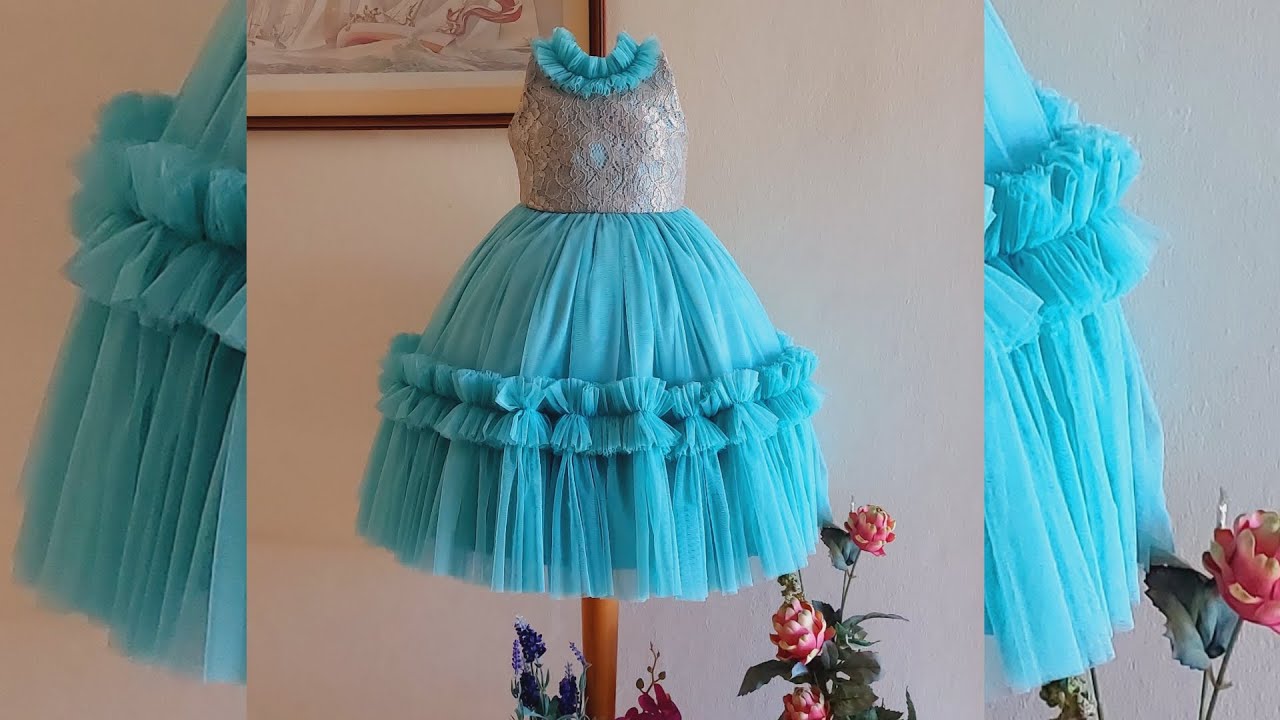 How to cutting and stitching baby frock /cutting and stitching baby frock /girls fashion trends