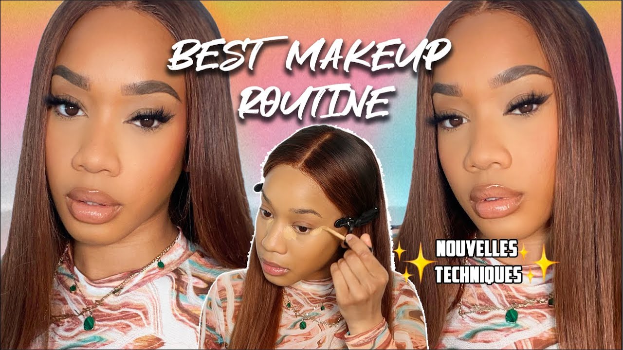 MA NOUVELLE MAKEUP ROUTINE, MERCI TIKTOK ! Makeup + hair feat ISEE HAIR