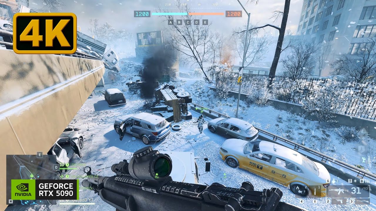 Ice Lock Empire State Map (Winter Offensive) | Battlefield 6 Multiplayer Gameplay [4K]