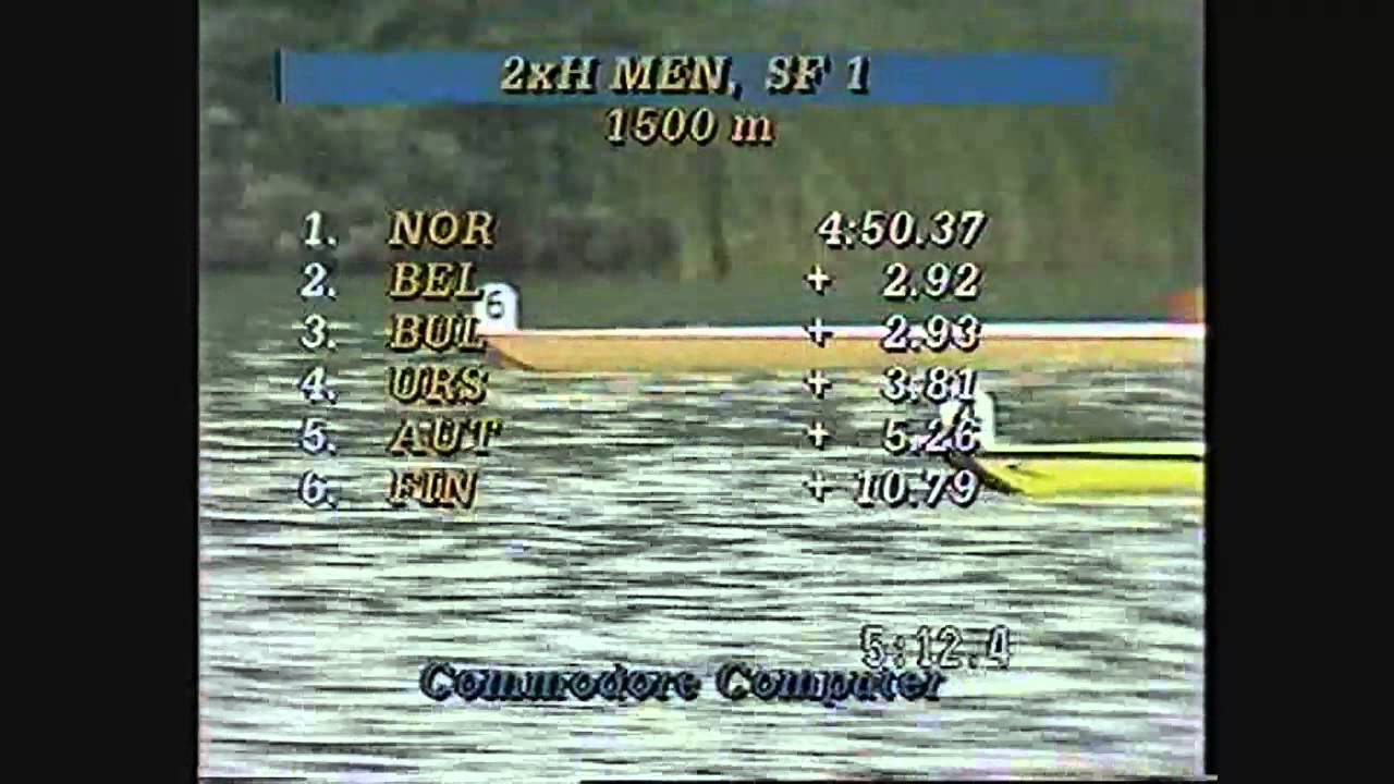 World Rowing Championship Copenhagen 1987 M2X Semifinal 1