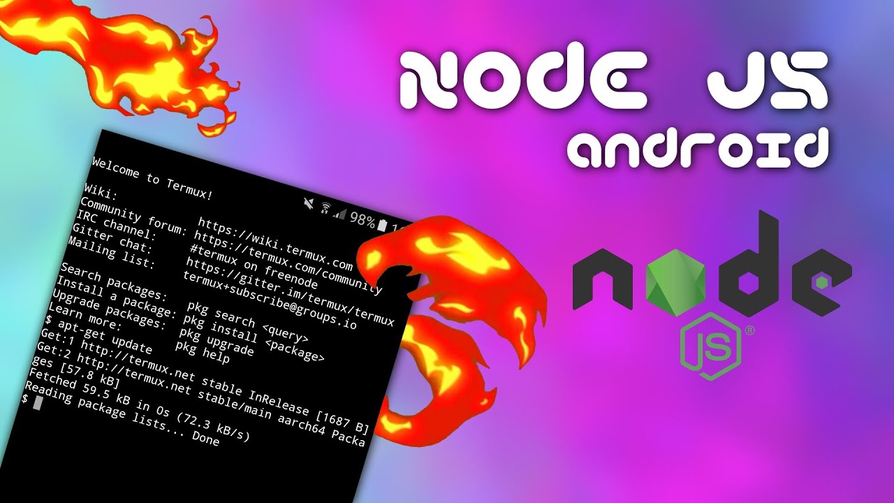 ЗАПУСКАЕМ NodeJS на Android | ДЕЛАЕМ ПРОСТОЙ ВЕБ-СЕРВЕР